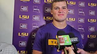 No. 16 LSU TE Mason Taylor after 34-17 win over UCLA