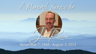 August 10, 2024 - Memorial Service for Jim Ruane at St. Paul Lutheran Church in Peachtree City, GA