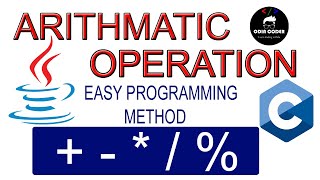 Arithmatic Operations in C and java || Add,subst,multiply,Divide and reminder calculate in program