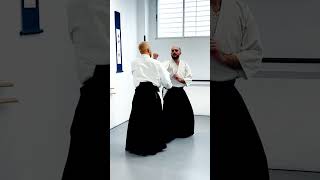 trabajando en la línea del ataque #aikido #martialarts #artesmarciales #bushido #samurai #sensei