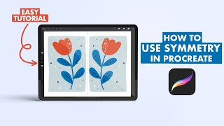 ✏️How To Use Symmetry Tool In Procreate | Mirror In Procreate | Easy Procreate Tutorial