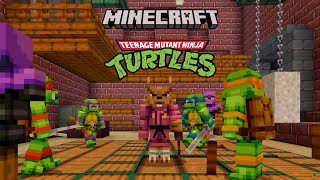 Teenage Mutant Ninja Turtles DLC - Minecraft Map Review - LongPlay Part 2