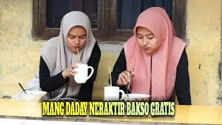 Mang daday neraktir bakso gratis