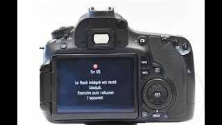 how to solve canon 750d flash not working ( Raise not working)