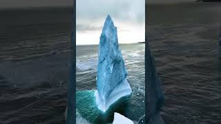 The scale of the icebergs is incredible Greenland #iceberg #incredible #adventure #scenery