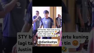 Justin Preman Timnas sudah di wanti2 sama bapak nya 🤣🤣🤣 @diankustya #timnasindonesia #football