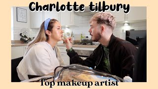 Getting my makeup done at Charlotte Tilbury | National pro makeup artist