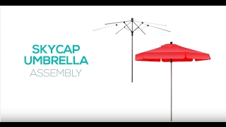 Branded Umbrella Assembly from Airborne Visuals