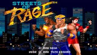 Streets of Rage opening music - Sega Genesis/Mega Drive