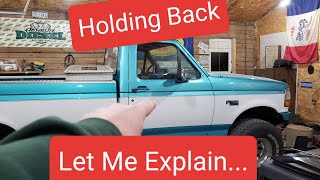 Putting A HOLD On THINGS... Let Me Explain...