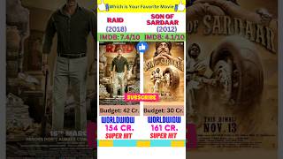 raid vs son of sardaar movie comparison||box office collection comparison✌🙏 #shorts #ytshorts