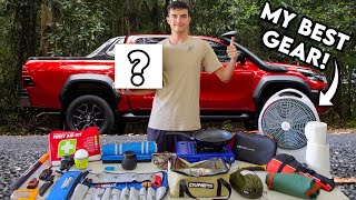 My ESSENTIAL CAMPING GEAR // 2023 Hilux Setup // Bluetti EB3A Unbox and Thoughts