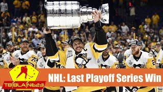 Every NHL Team's Last Playoff Series Win