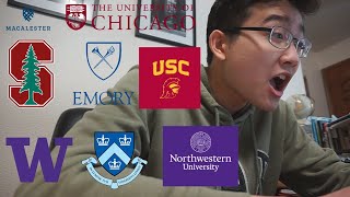 COLLEGE REACTIONS!! (Columbia, Stanford, Northwestern, USC, Emory, UChicago, Macalester, UW)