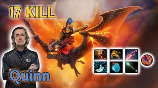 Quinn Middle - Batrider  | 17 KILL | Dota2 Pro Learn|