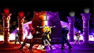 ( KOF MUGEN ) BLACK FLAMES İORİ Vs  ´K`  Team