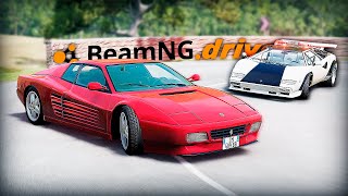 ИТАЛЬЯНСКИЕ ПОГОНИ НА СУПЕРКАРАХ в BeamNG.drive | DESTIMAGE