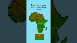 Does your country contain the Sahara Desert?