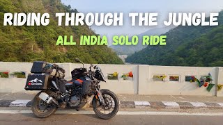 DAY 8/100 | The Most Scenic Route Via Jungle | SILIGURI TO GUWAHATI | ALL INDIA SOLO BIKE RIDE