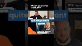 Bitcoin's Governance Controversy  #cryptobanter #bitcoin #bitcoinsv #bitcoincash #bitcoinsplit