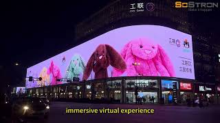 The strong trend and broad commercial application potential of naked-eye 3D LED displays!