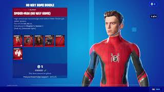 SPIDERMAN NO WAY HOME - FORTNITE ITEMSHOP PREVIEW