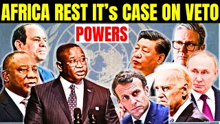 AFRICA SIERRA LEONE SHOW LEADERSHIP ON UN VETO POWER IN NEW YORK CITY DURBAN FREE TOWN SOUTH AFRICA