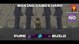 The pit solo hard mode without items (funny BP build) Block Tales Demo 1