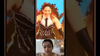 rashmika mandanna react's tamannaah live performance || #shorts  #rashmikamandanna  #tamannaah