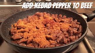 The Best Homemade Beef Suya/Kebab