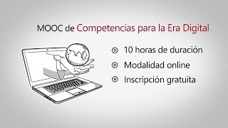 MOOC de Competencias para la Era Digital (curso gratuito) -  LIDlearning