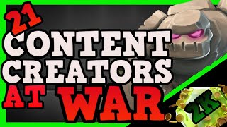 Content Creator War | 2K Gem GIVEAWAY | Clash of Clans