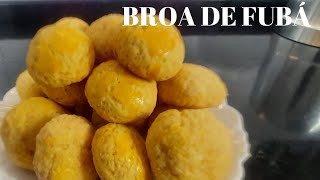 BROA DE FUBÁ  IDEAL PARA SEU LANCHE . E MAIS LEGAL QUE PODE   FAZER A BROA SIMPLES OU COM GOIABADA