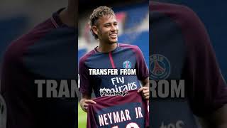 neymar salary and transfer fees  #shorts #football #neymar  #messi  #zlatan