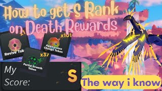 (Outdated.) Guide on How to get S Rank on Death Rewards!! | Creature of Sonaria