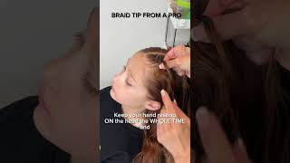 Braid tip to get tight braids 🩷 #braids #hairstyle #braidstyles #hairtutorial #hairtips #hairhacks