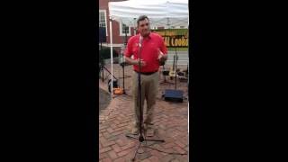 Secretary Joe Bartenfelder at 2016 Buy Local Cookout