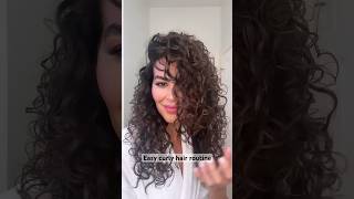 Curly Hair Routine | Doranellys Patton #curlyhair #curlygirls #hairtutorial #shorts