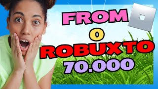 How To Turn 0 ROBUX Into 70,000 On Roblox… (how to get free robux)