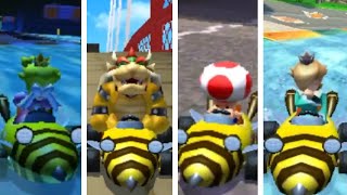 Mario Kart 7 - All Characters Losing Animations (Bumble V)