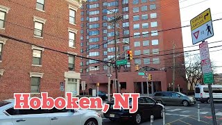 Walk tour thru some of the streets of the southwestern part of Hoboken, New Jersey, USA