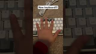 New keyboard ASMR… #shorts #short #new #keyboard #asmr