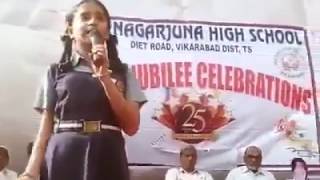 ప్రజాస్వామ్యం గురించి....School Girl inspirational speech