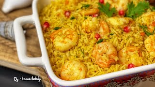 كبسة الجمبري بطريقتي سهلة ولذيذة 🦐🦐