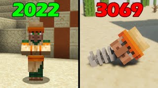 minecraft physics in 2022 vs 3069