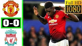 Manchester United 0 -  0 Liverpool | Premier League | 24/02/19 |