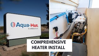 Incredible Camper Heating System INSTALL / Aqua Hot Hydronic Heating + Rossmonster Vans