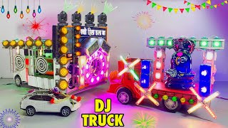 DIY Mini Dj Loading Kawad Yatra Special Har Har Mahadev || Dj Truck Loading || How To Make Dj Truck