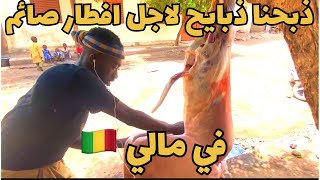 5 اعمال خيرياً  ذبح ذبايح إفطار صائم وعمل بير ماء في مالي 🇲🇱