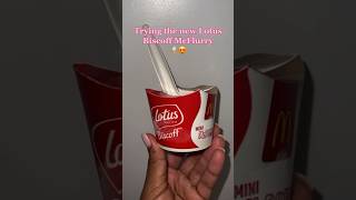 McDonald’s Lotus Biscoff icecream 😍 #mcdonalds #mcflurry #icecream #review